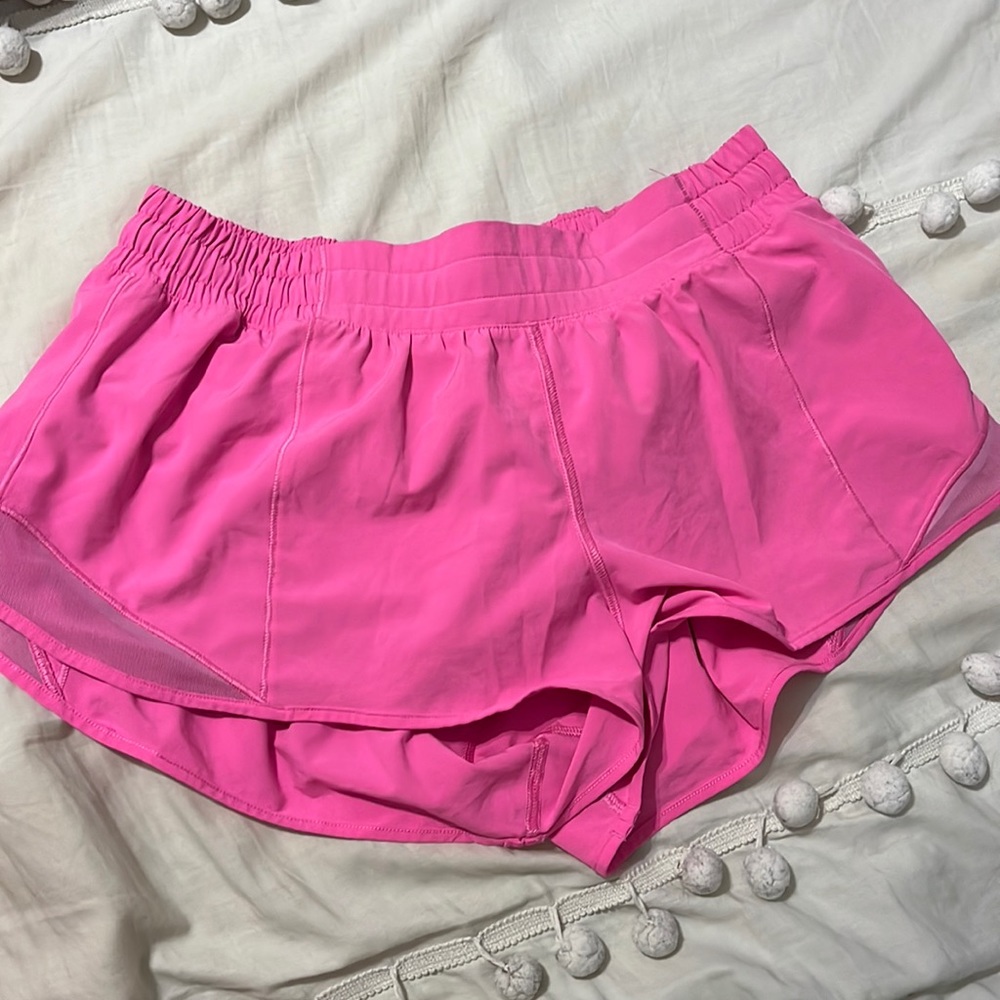 Lululemon hot pink shorts